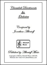 Chanukah Divertimento Orchestra sheet music cover
